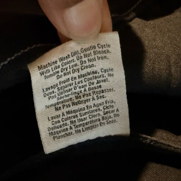 Vintage DKNY Mercer Fit Women’s Cargo Trousers Size 34 Black - Picture 15 of 16